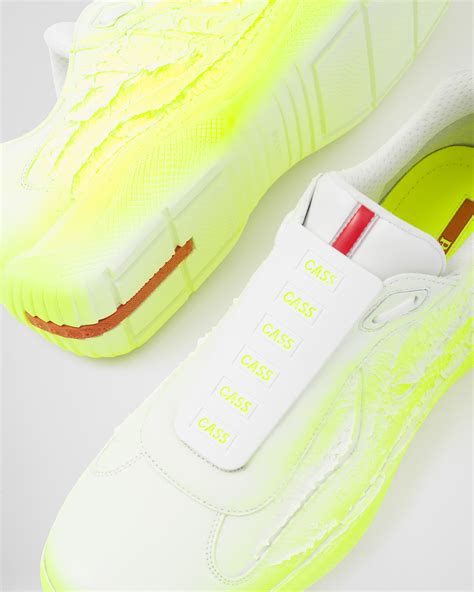 neon prada sneakers